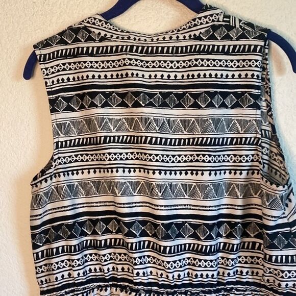 Jolie western dress Boho aztec tribal tank button up 8 women geometric - Picture 7 of 10